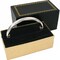 3 Bangle Bracelet Boxes, 4 Black Velvet Flocked Ring Gift Boxes kit